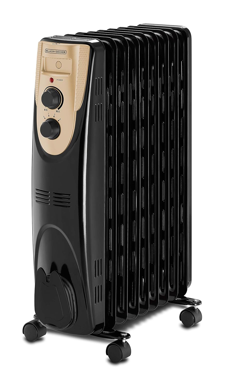 Black+Decker 2000W 9 Fin Oil Radiator Heater, OR090DB5 Black Buy