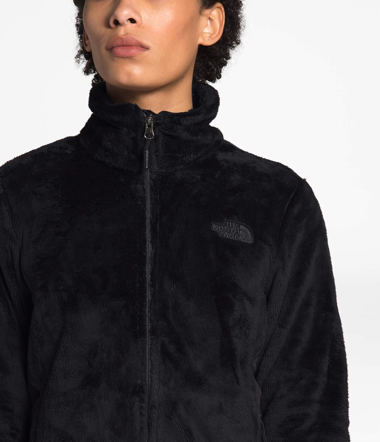 The North Face Women’s Osito Hybrid Full Zip Fleece Jacket: Clothing