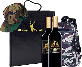 Caja Regalo Vino - Pack de 2 Botellas de Crianza + Regalo Al ...