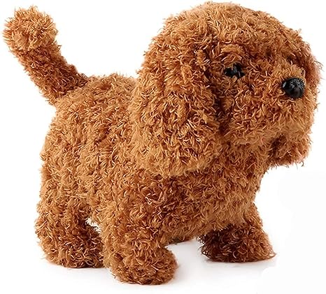 Amazon Co Jp テディおもちゃの犬ぬいぐるみぬいぐるみ電子ぬいぐるみ子犬ウォーキング吠える犬ぬいぐるみかわいい子犬人形子供のためのギフト男の子女の子クリスマス ホーム キッチン
