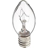 TGS Gems 25 Watt Himalayan Salt Lamp Light Bulbs Incandescent Bulbs E12 Socket-12Pack