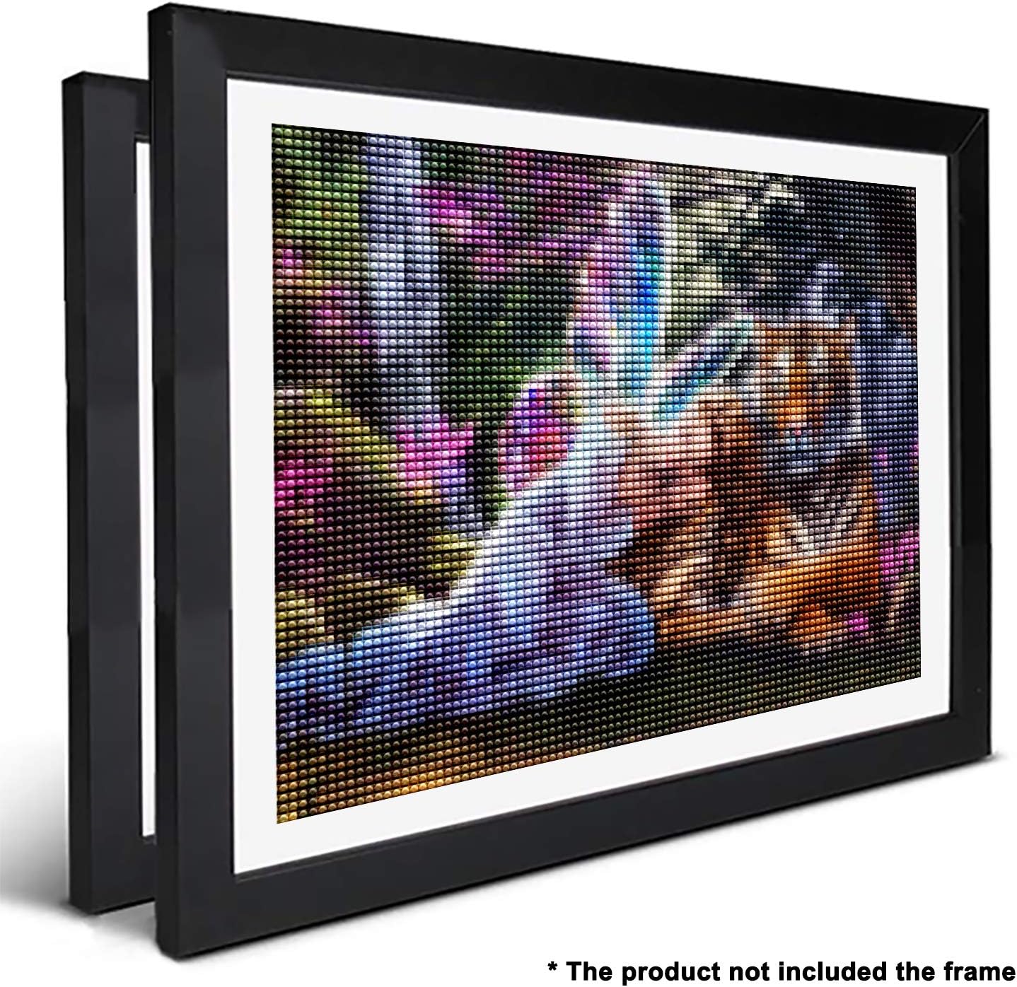 Ginfonr 5D Diamond Painting Butterfly Fairy and Beast Full Drill by Number Kits, Craft Rhinestone Lion - Image 5