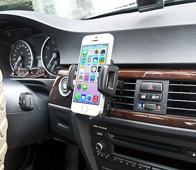 IBRA Universal KFZ Auto Handy Halterung Halter, Autohalterung für den Lüftungsschlitz Ihres Autos, Handyhalterung für alle Ha