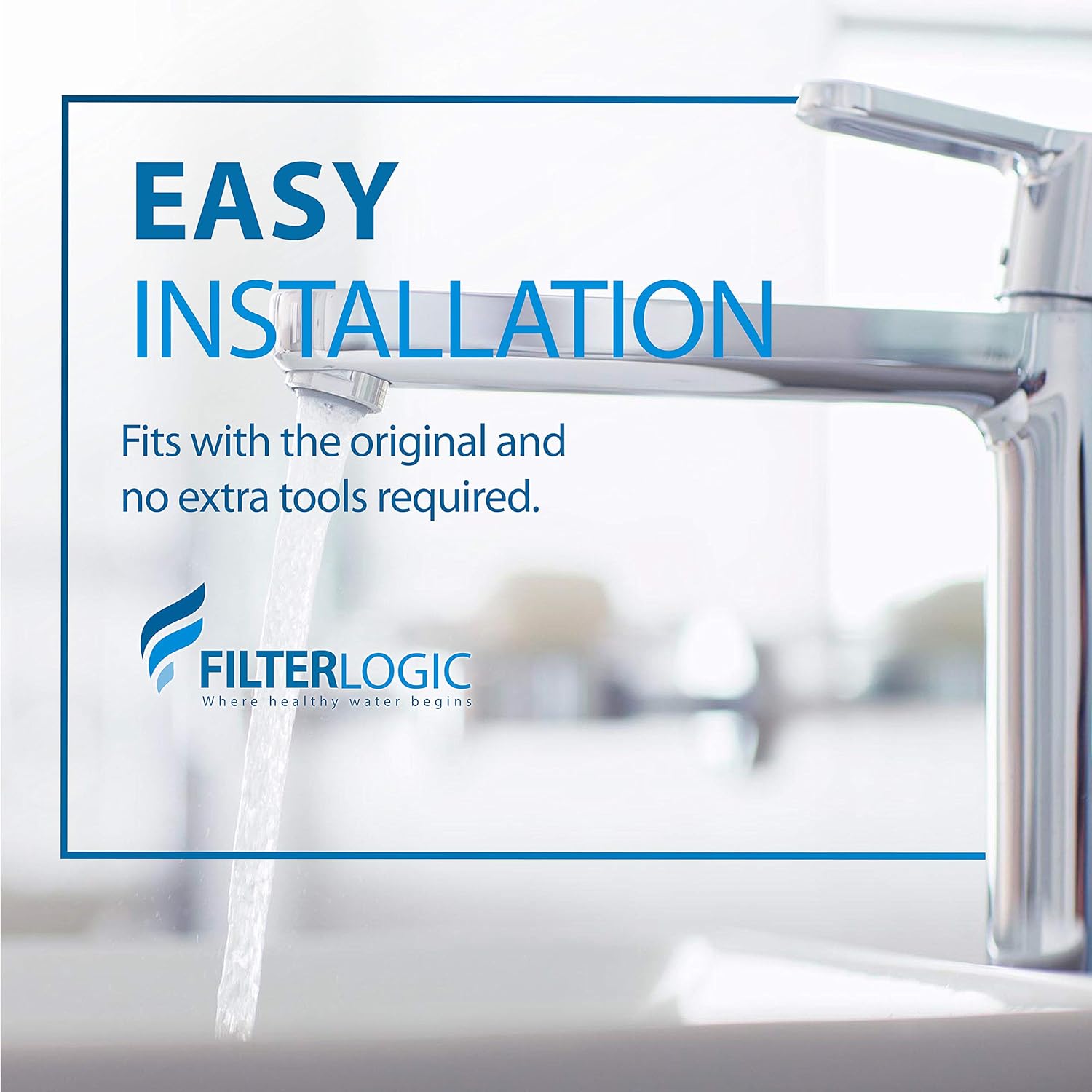 Filterlogic 3US-PF01 Under Sink Water Filter, Replacement for Filtrete Advanced 3US-PF01, 3US-MAX-F01H, 3US-PF01H, Delta RP78702, Manitowoc K-00337, K-00338: Home & Kitchen
