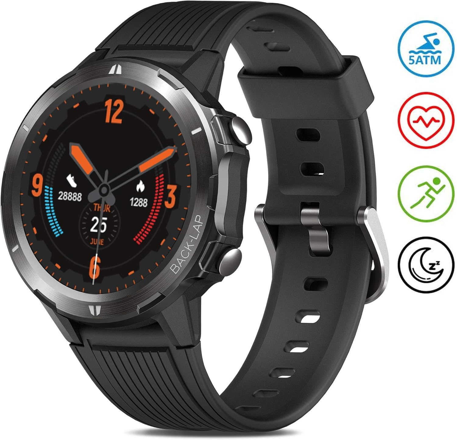 Smartwatch impermeabile per uomini