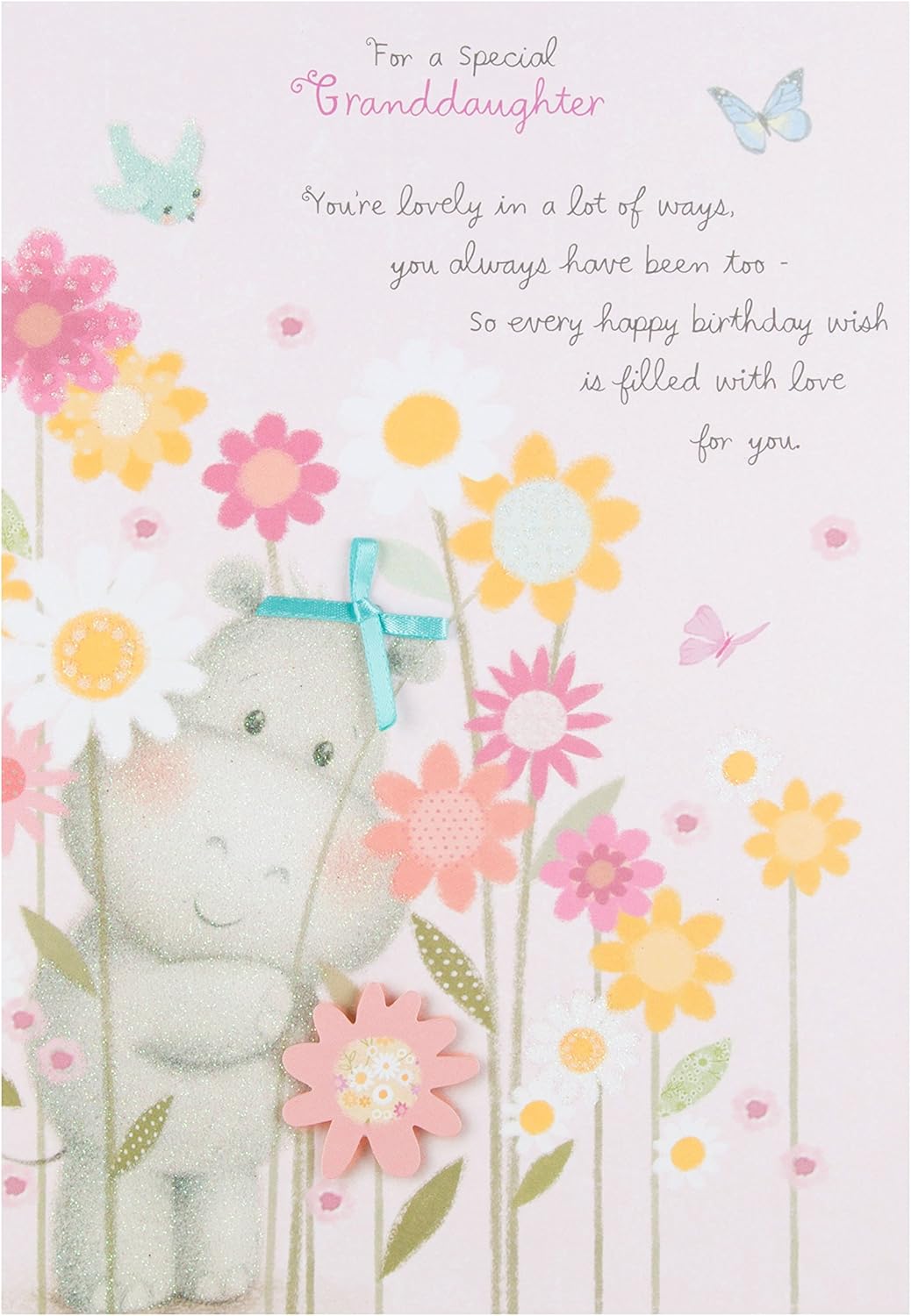 Hallmark Granddaughter Birthday Card 'Filled With Love' Medium [Old Model] Amazon.co.uk