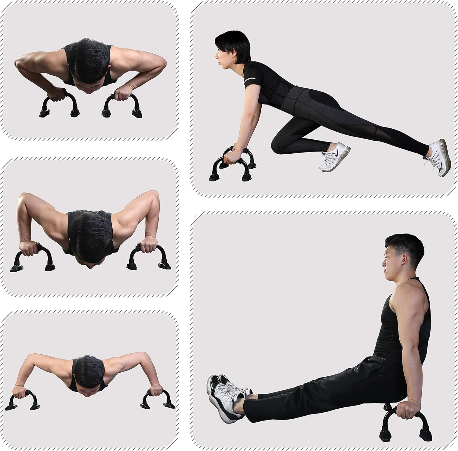 PROIRON Push Up Bars- Workout Stands Cushioned Foam Grip and Non-Slip Sturdy Structure-Strength Training Pushup Stands for Men Women : Sports & Outdoors