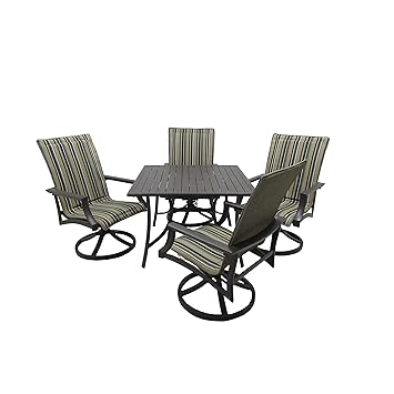 Amazon Com Outdoor Innovations 42sqs 4sw Ravena 5 Piece Dining