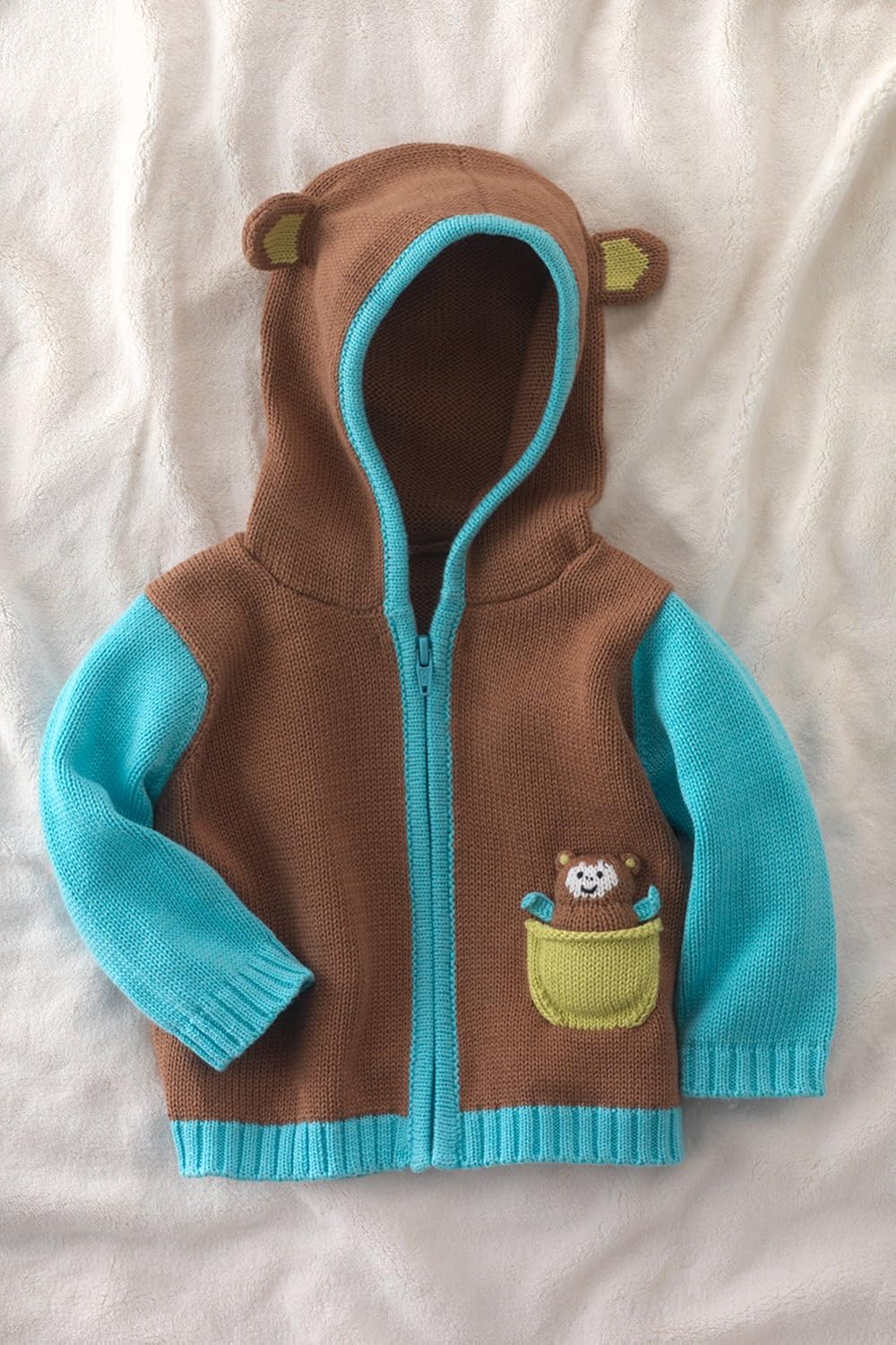 organic baby cardigan