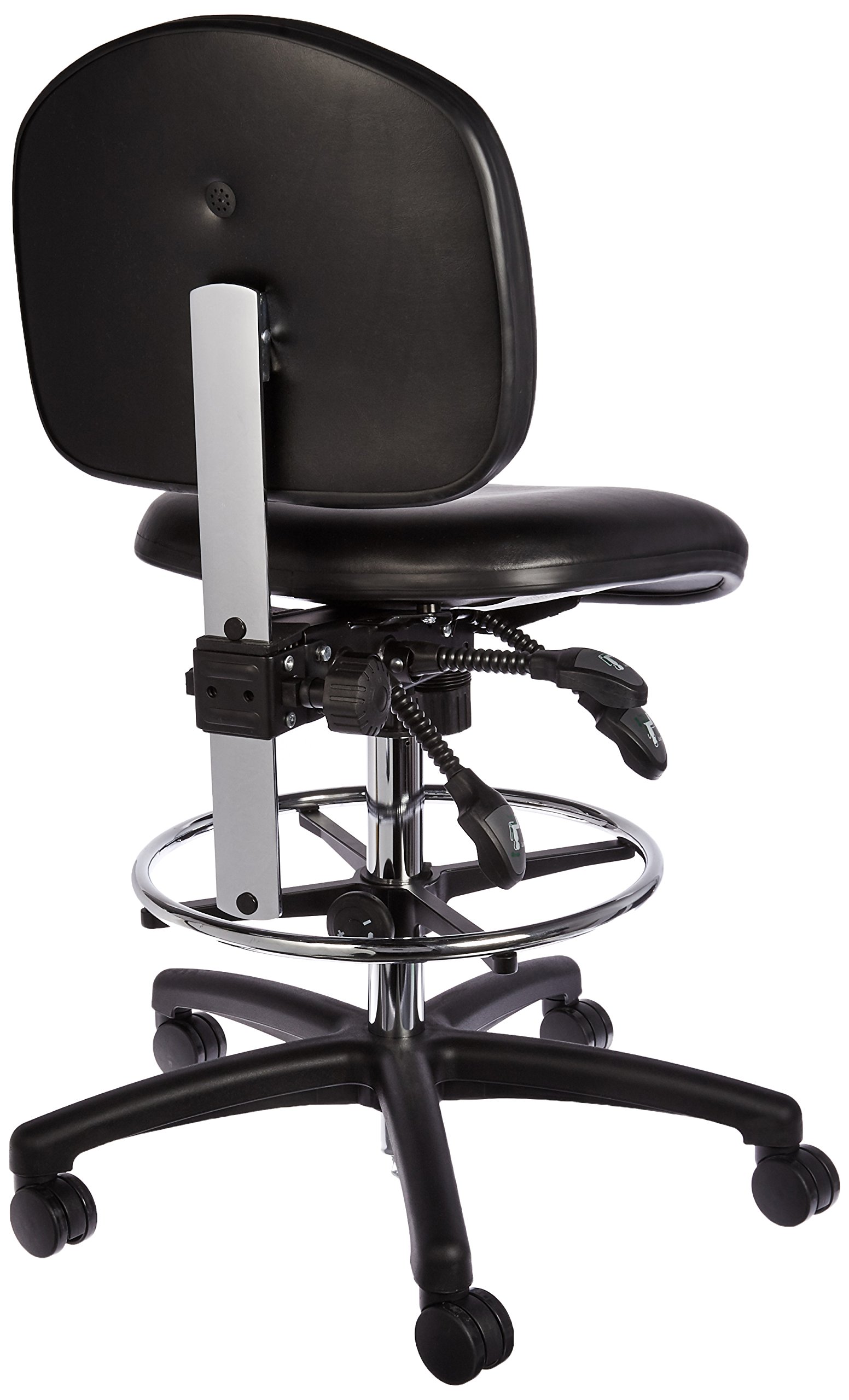 Deluxe Class 100 Cleanroom Vinyl Ergonomic ESD Anti Static Chair/Stool