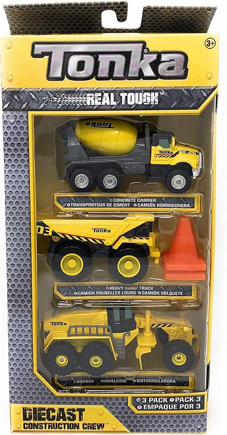 Tonka DIECAST 3 Pack Construction A 