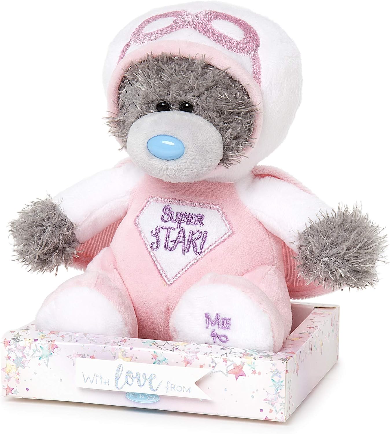 Me to You AP701057 Me to You Pink Super Star Tatty Teddy Superhero Bear ...