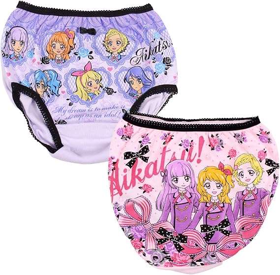 Amazon アイカツ カラーショーツ C柄 2枚組 14年秋冬柄 130cm アソート ショーツ 通販