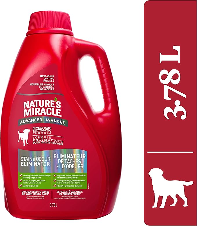 Nature's Miracle Advanced Stain & Odor Remover Just for Dogs, Pet Stain