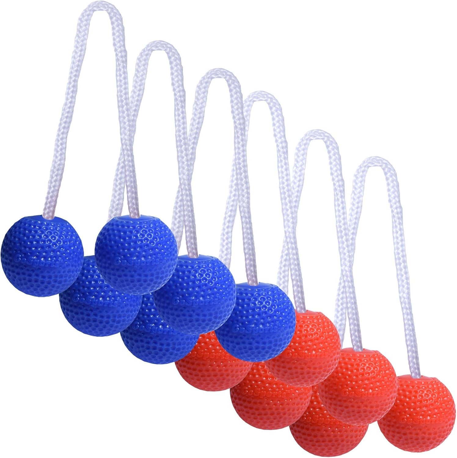 GoSports Soft Rubber Replacement Bolos for Ladder Toss, Ladder Ball