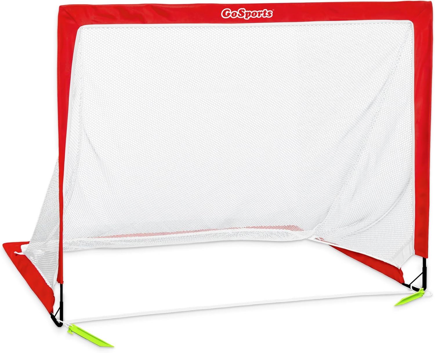 GoSports Premier Portable Pop Up Soccer Goals for Backyard - Kids & Adults - Available in 4' and 6' Sizes : Sports & Outdoors