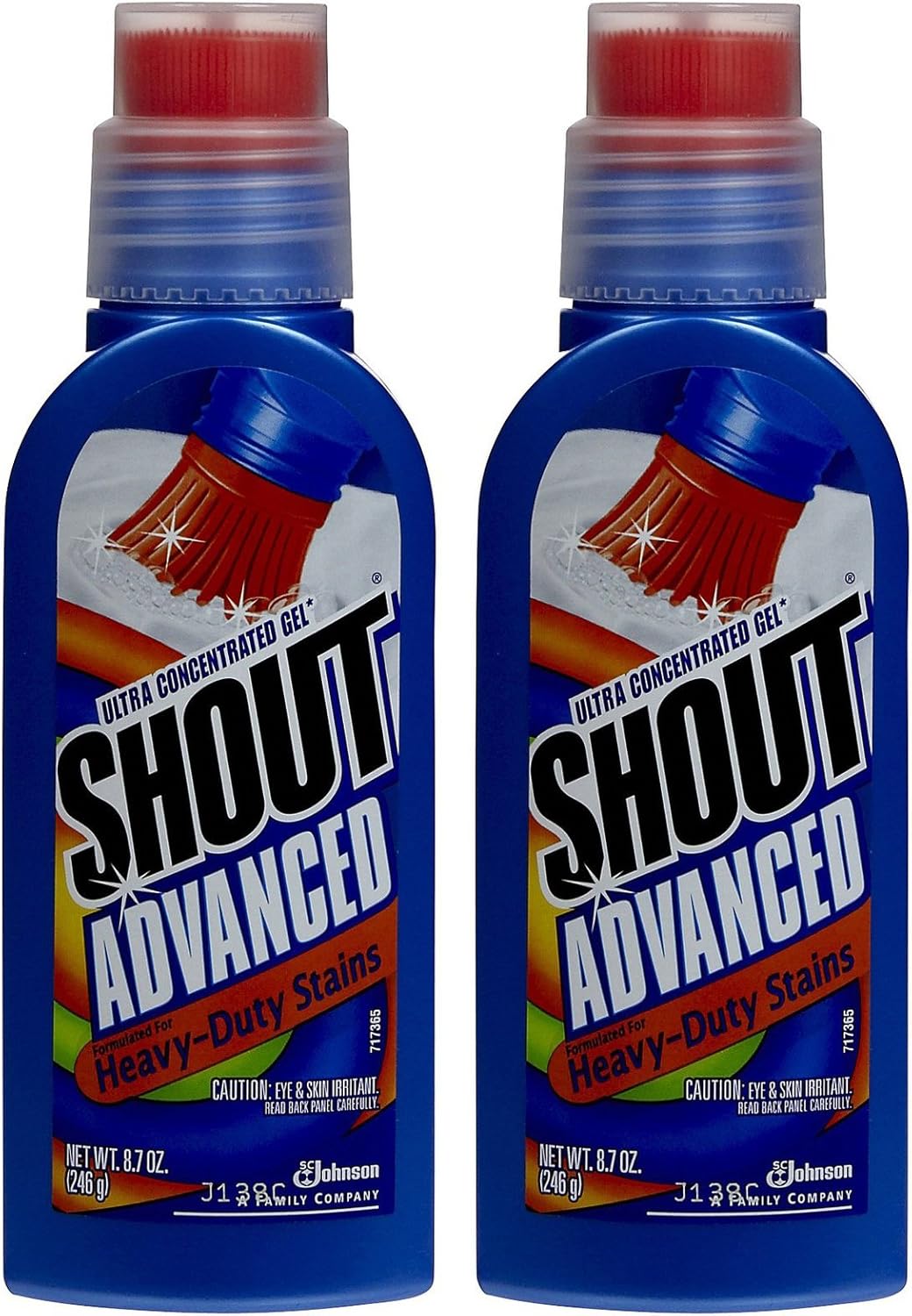 Shout Ultra-Concentrated Gel Brush Stain Lifter - 8.7 oz - 2 pk: Health & Personal Care