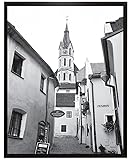 Golden State Art, Wall Photo Frame Collection, 18x24 Black Photo Frame with Real Glass