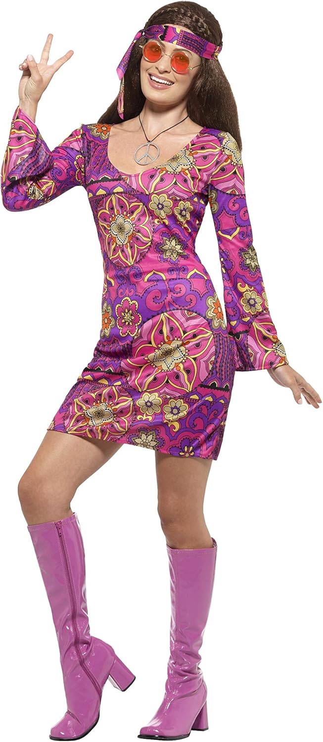 purple hippie dress