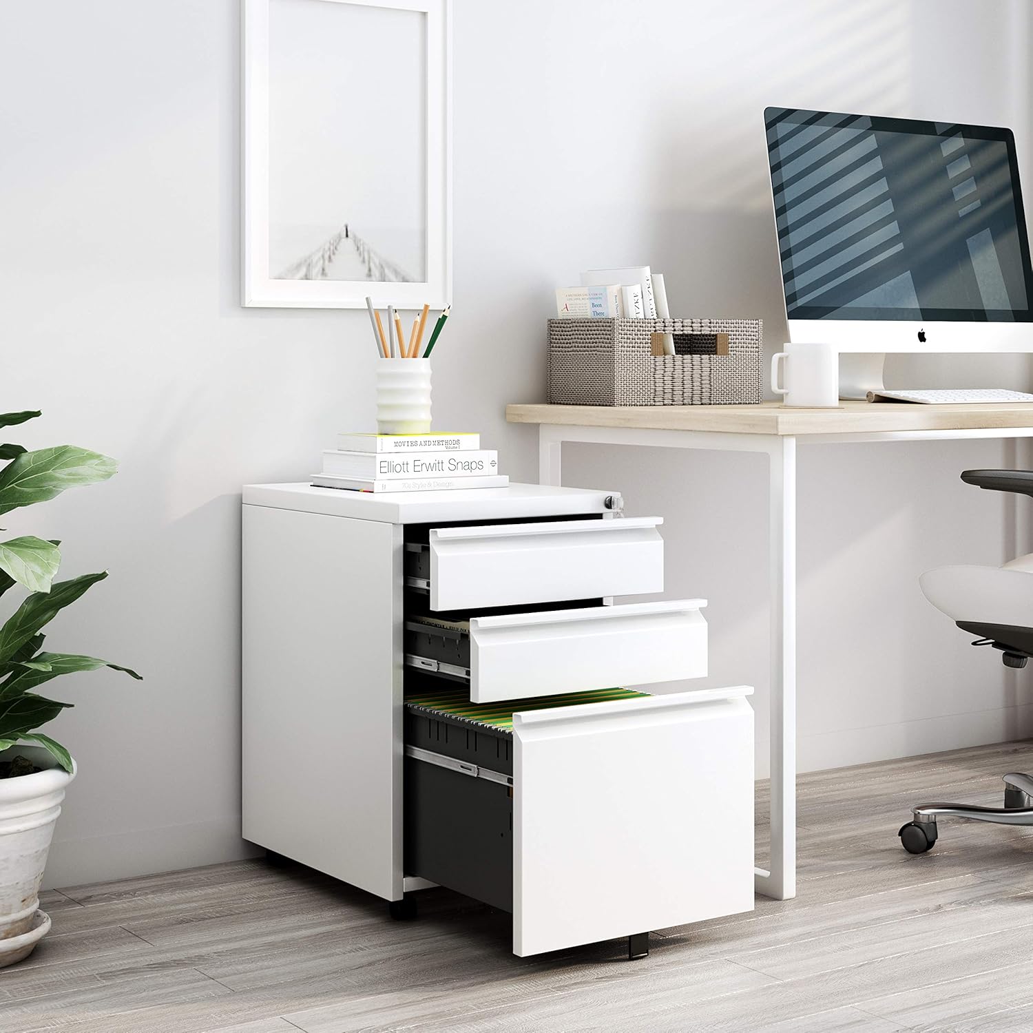 Oficina Homfa Mueble Archivador Móvil Armario Archivador Oficina