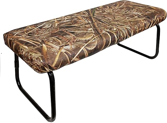 Wise Asiento de Banco con Soporte Plegable Combo, Realtree MAX 5 Camo