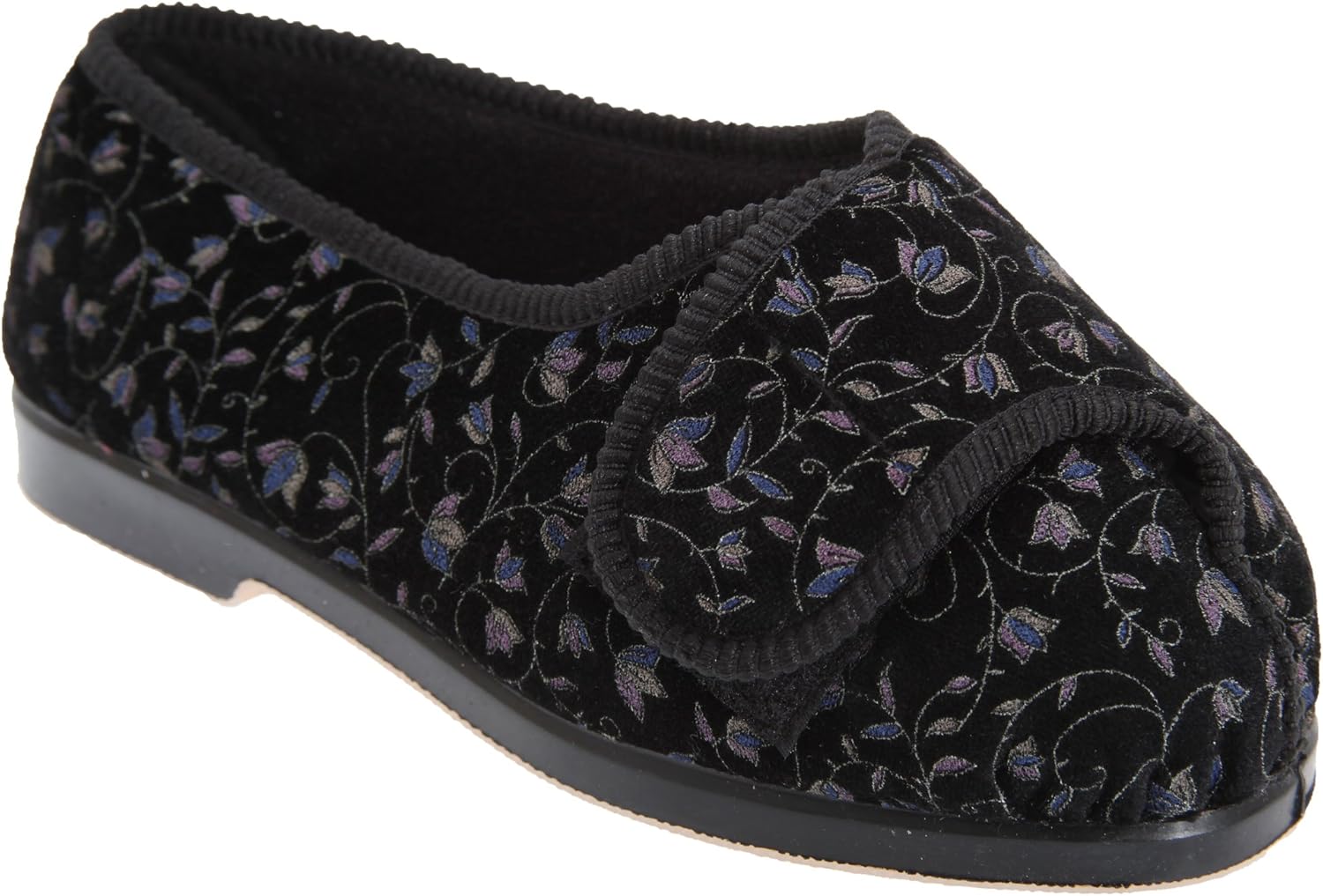 ladies extra wide slippers