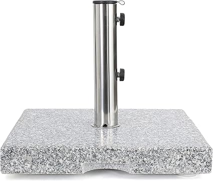 granite umbrella stand with wheels