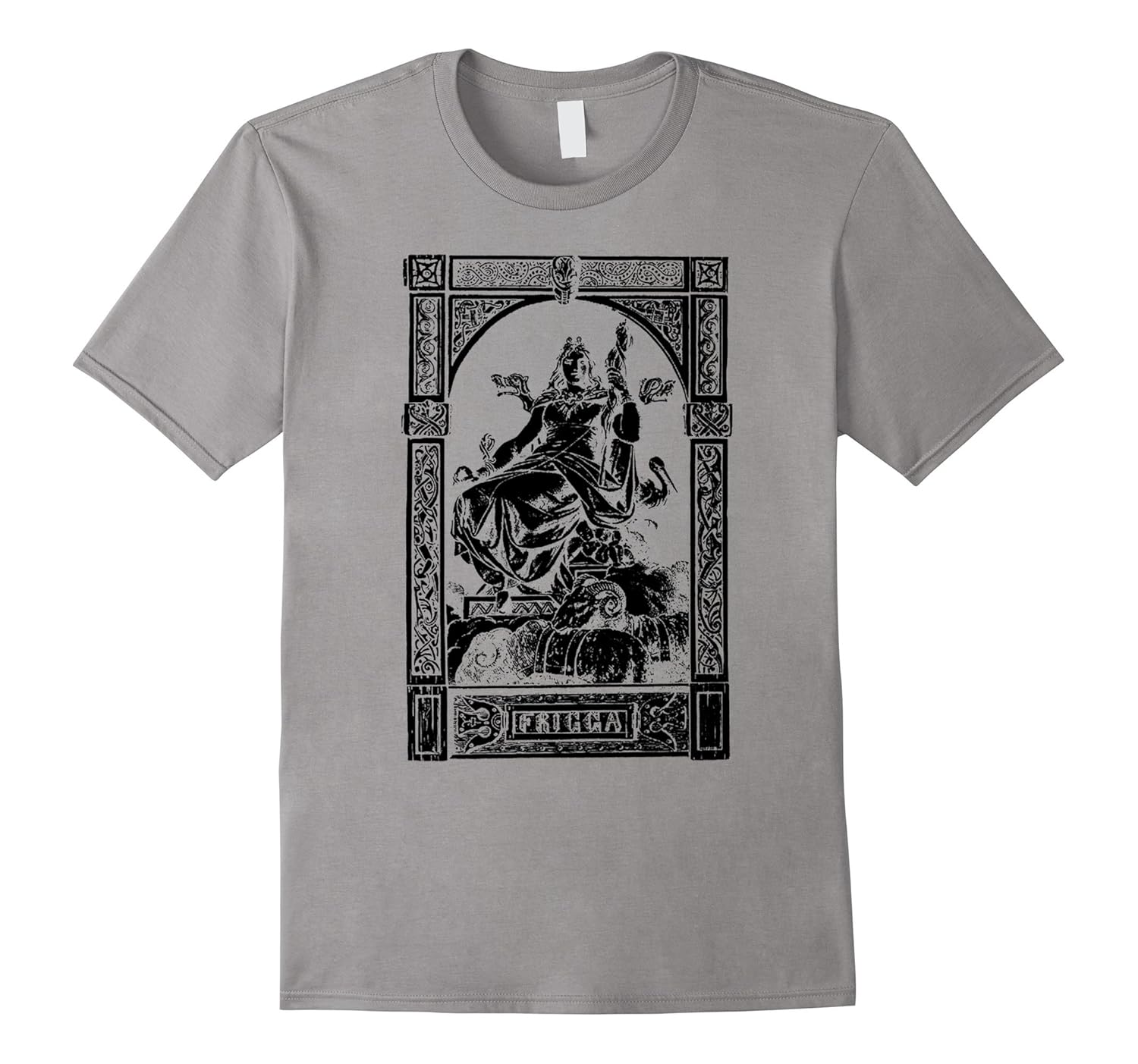 Frigga on Throne - Norse Viking Mythology God Mother 1901-ANZ