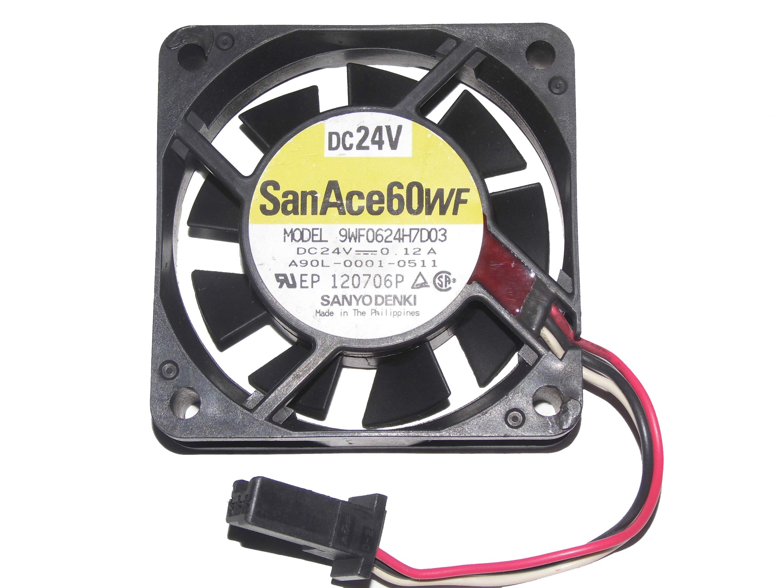 60x60x15mm 9WF0624H7D03 24V 0.12A 3Wire A90L-0001-0511 6cm 6015 Fanuc Fan