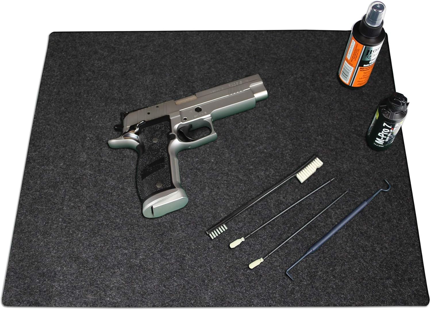 Drymate Gun Cleaning Pad (16 Inches x 59 Inches), Premium Gun Cleaning Mat - Absorbent/Waterproof - Protects Surfaces, Contains Liquids - America's #1 Selling Gun Pad - Made in The USA (Charcoal) : Sports & Outdoors