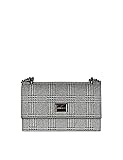 Jimmy Choo Women's Lenipgw Grey Fabric Shoulder Bag