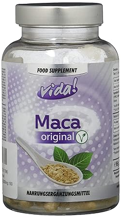 Vida Maca Root (Maca-Wurzel) Nahrungsergänzungsmittel, 2000mg,150 Kapseln