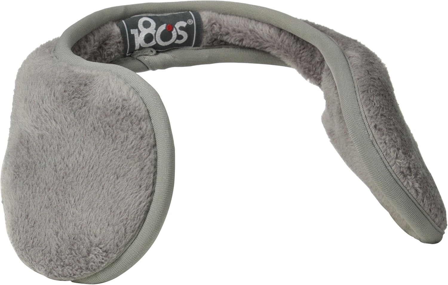 180s Women's Lush Soft Fleece Behind The Head Ear Warmers, Black, One Size: Clothing