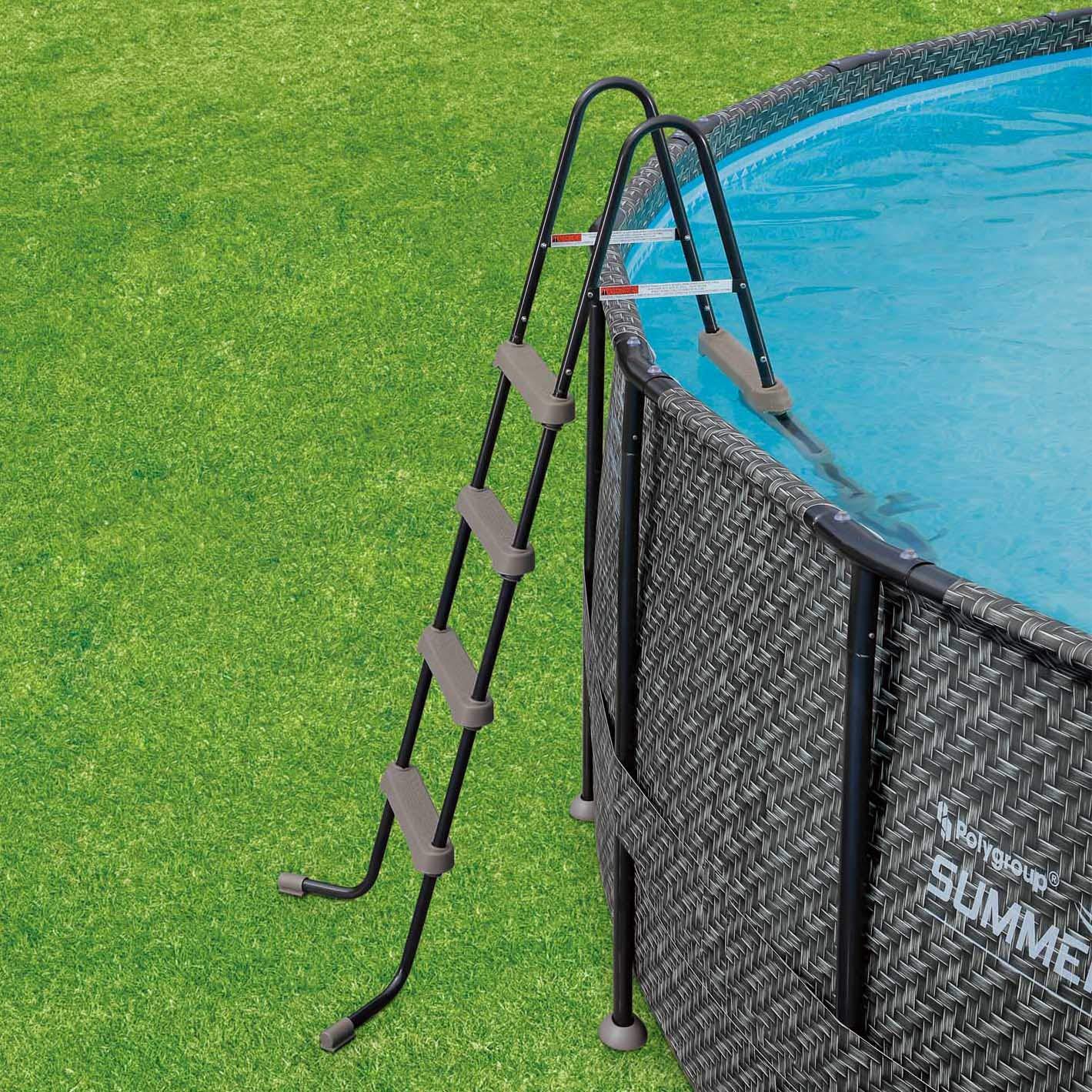 Swimming Pools Summer Waves 14 x 48 Above Ground Frame Pool Set w/Pump
