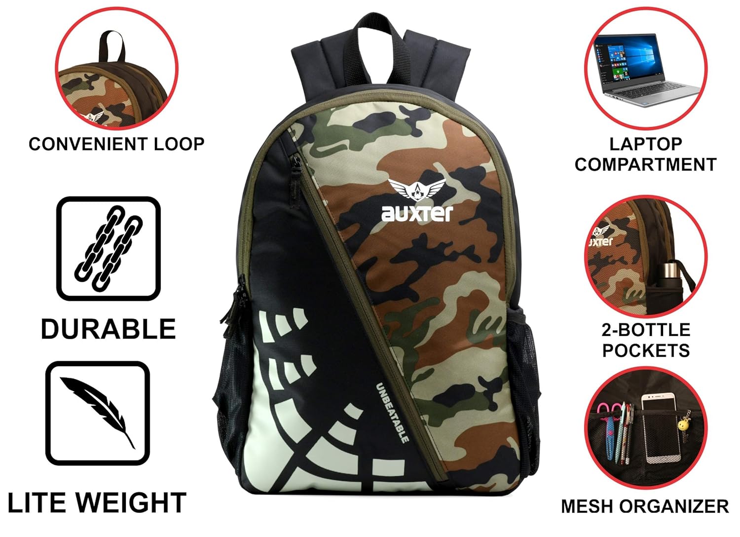Army colour college bags Clearance