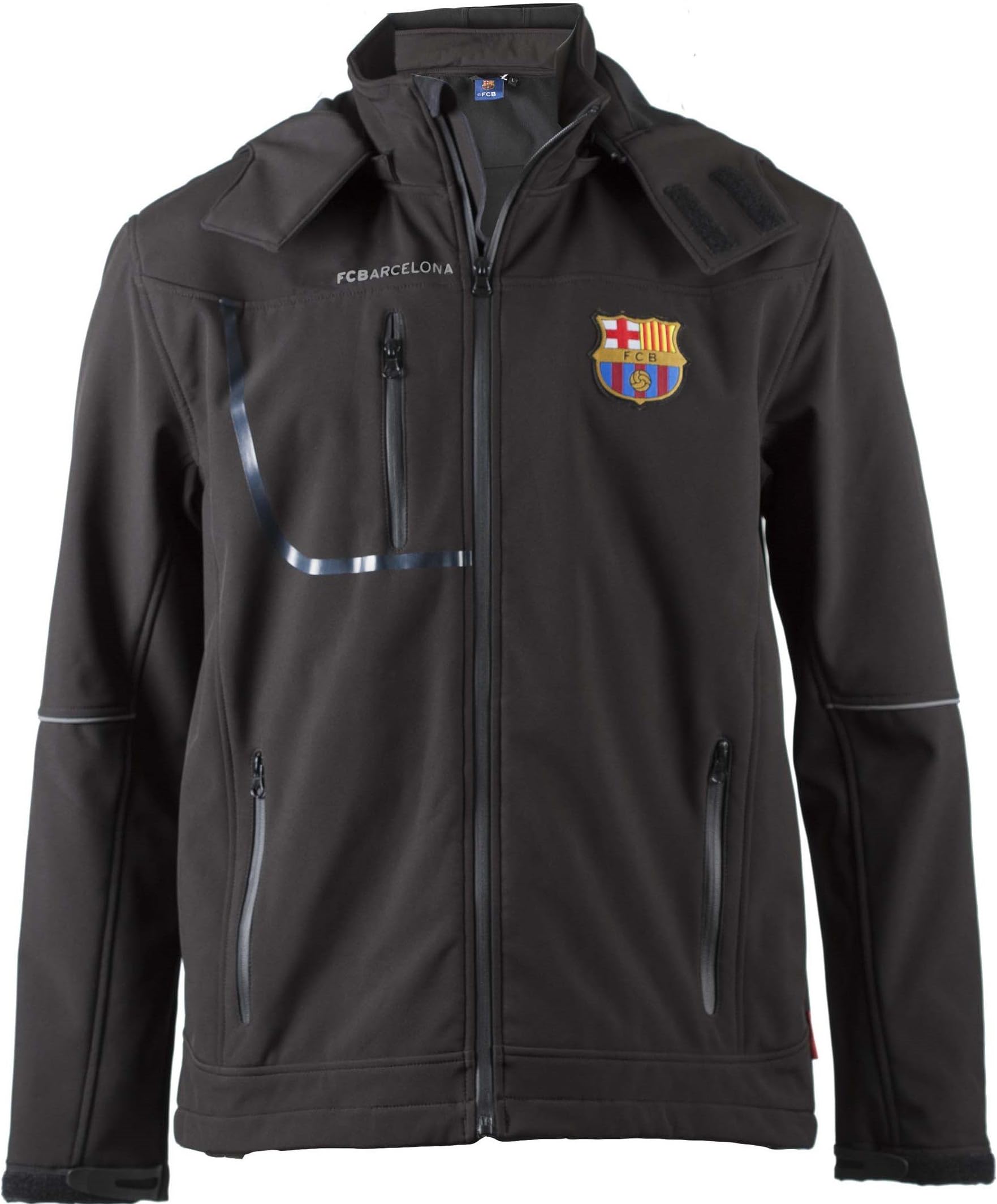 Fc Barcelone Barça Softshell Jacket – Official Collection Adult Men's Size
