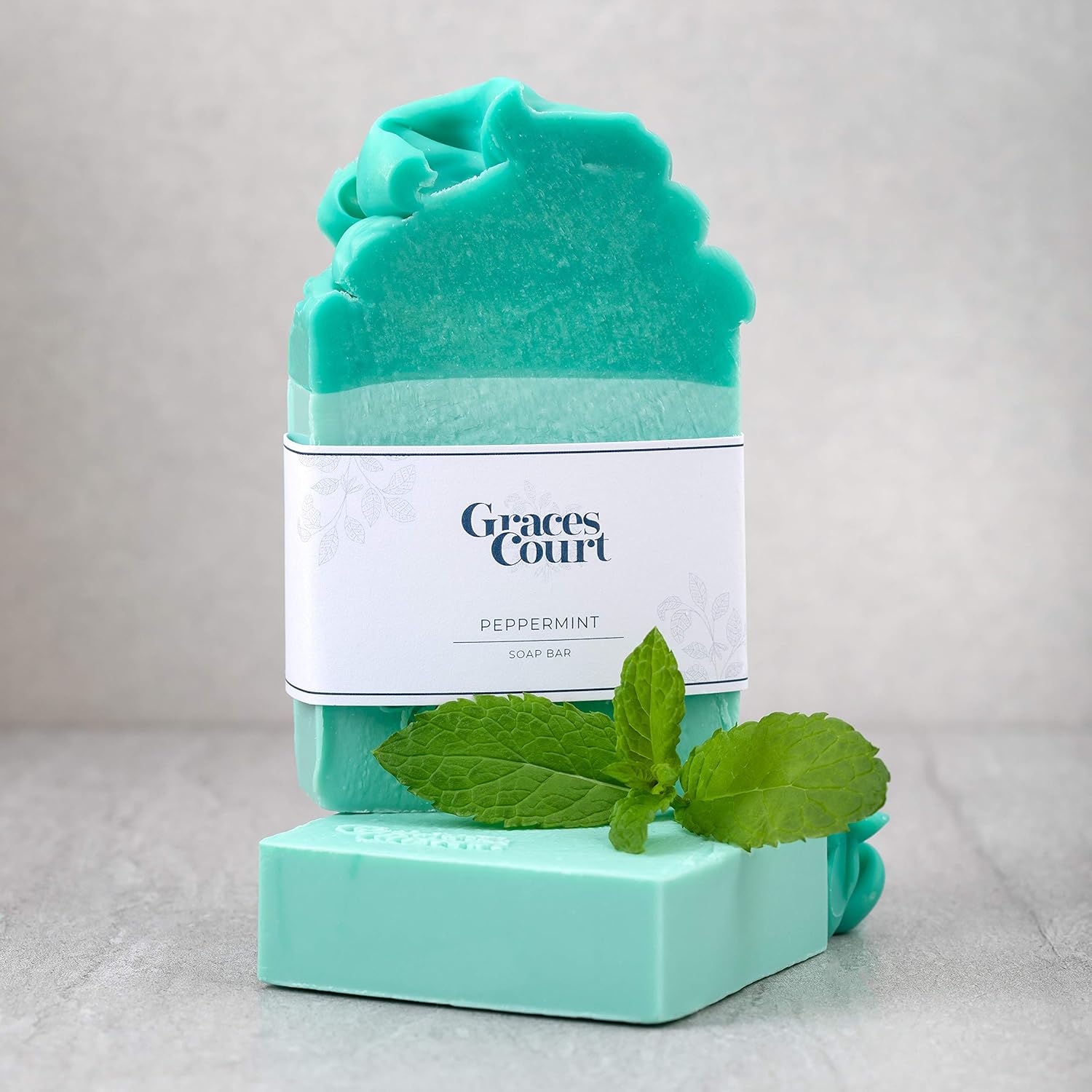 Peppermint Hand Soap Handmade using Essential Oil (1Bar) Amazon.co