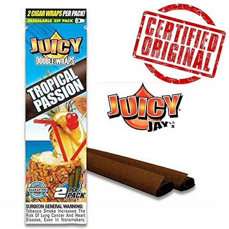 Outontrip Juicy Jay Blunts Assorted Cigar Rolling Papers (2 Pieces per Pack)