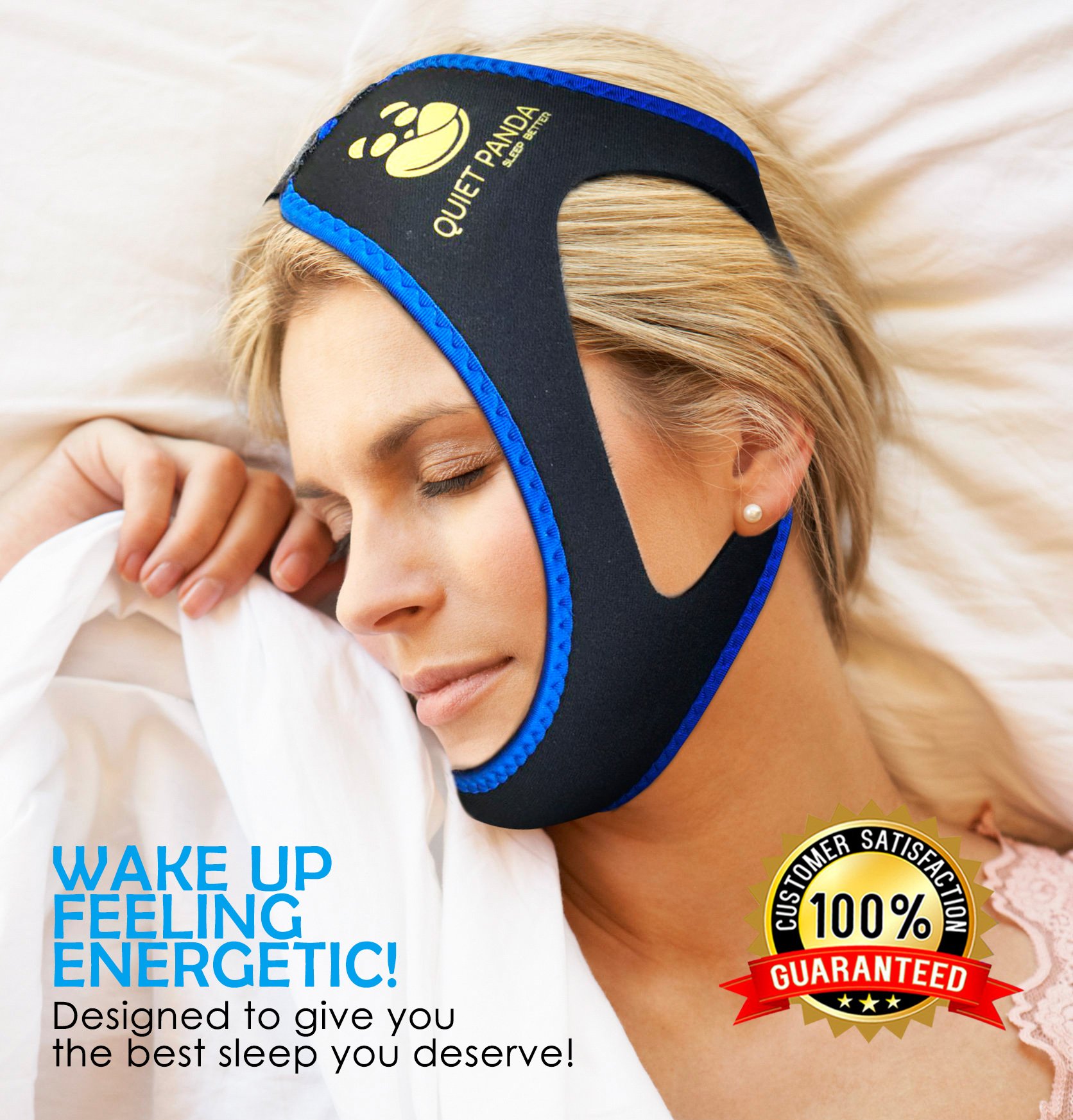 Premium Anti Snore Chin Strap by ZARU [2018 Upgraded