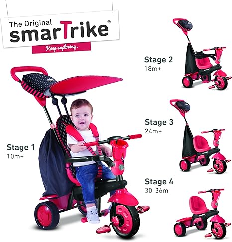 smart trike glow red
