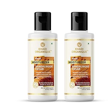 khadi sandalwood and kesar moisturizer
