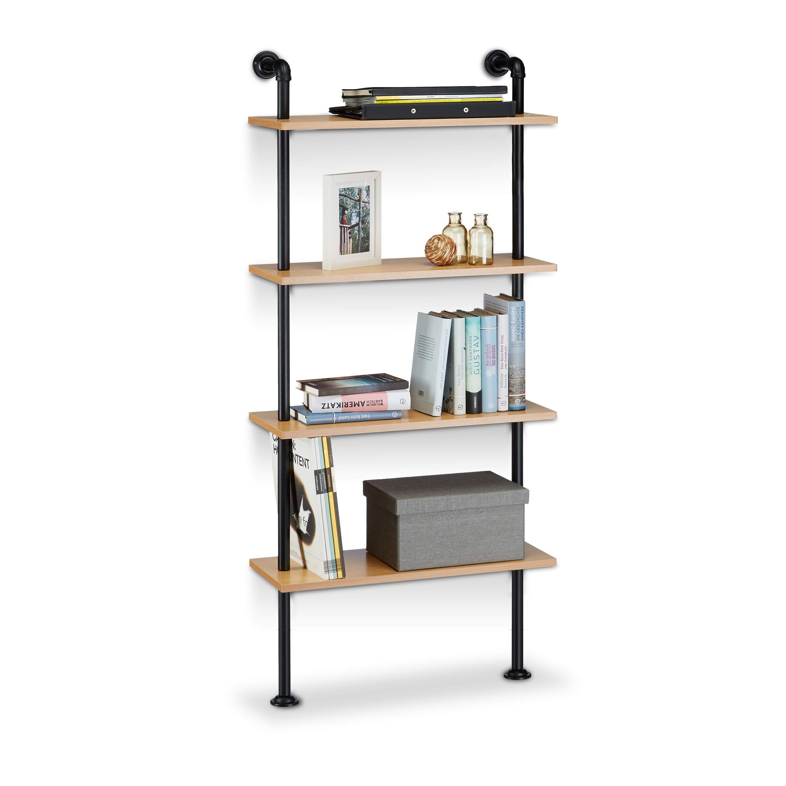 Relaxdays Industrial Wall Shelving Unit Buy Online In Cambodia At Desertcart