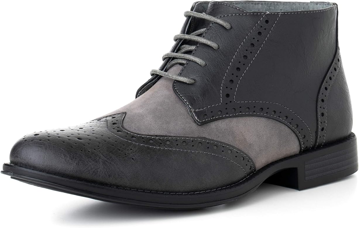 mens dress shoe boots