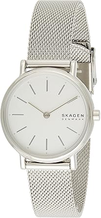 Skagen Reloj Analogico para Mujer de Cuarzo con Correa en Malla de Acero Inoxidable SKW2692