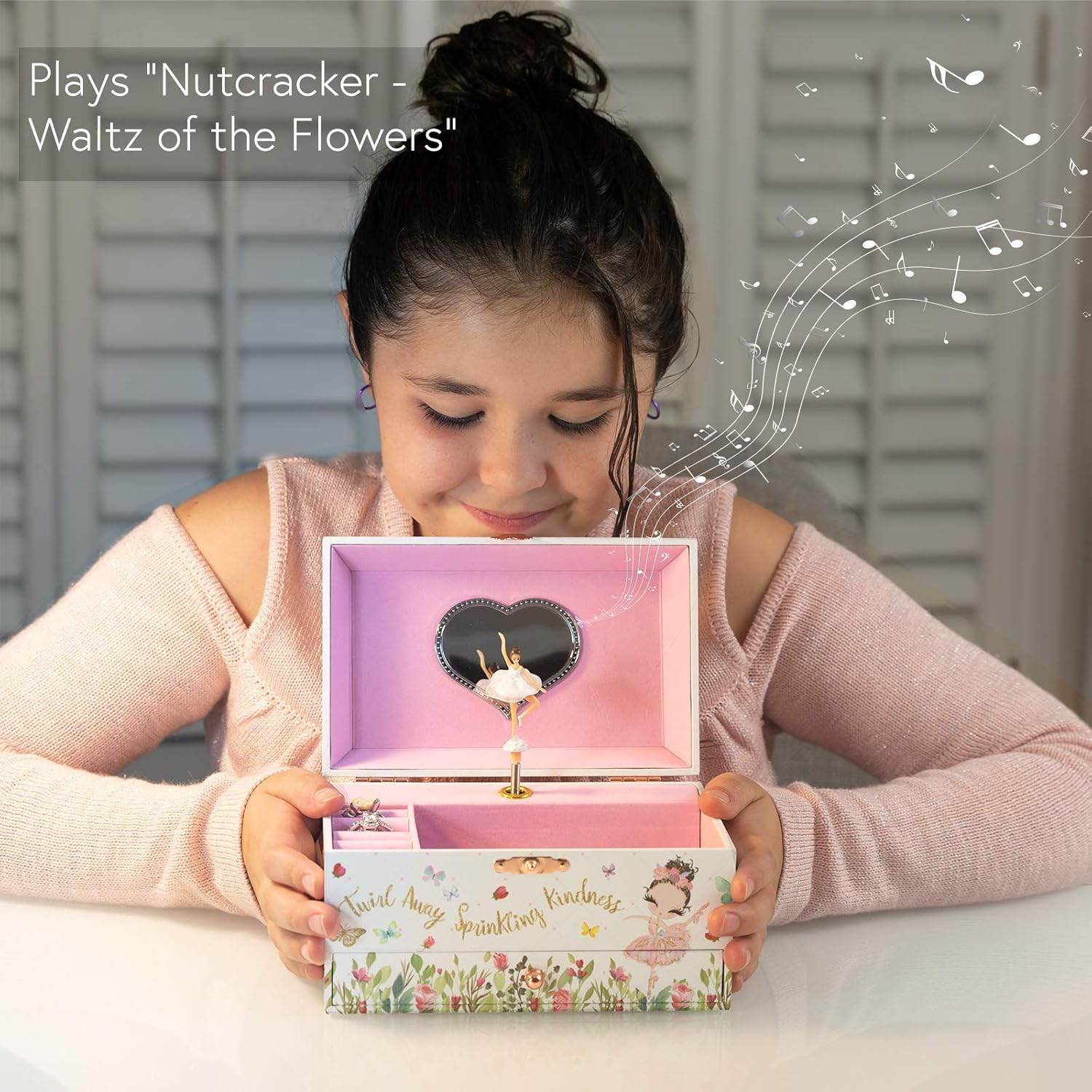 The Memory Building Company Musical Ballerina Jewelry Box for Girls & Little Girls Jewelry Set - 3 Dancer Gifts for Girls…: Home Improvement