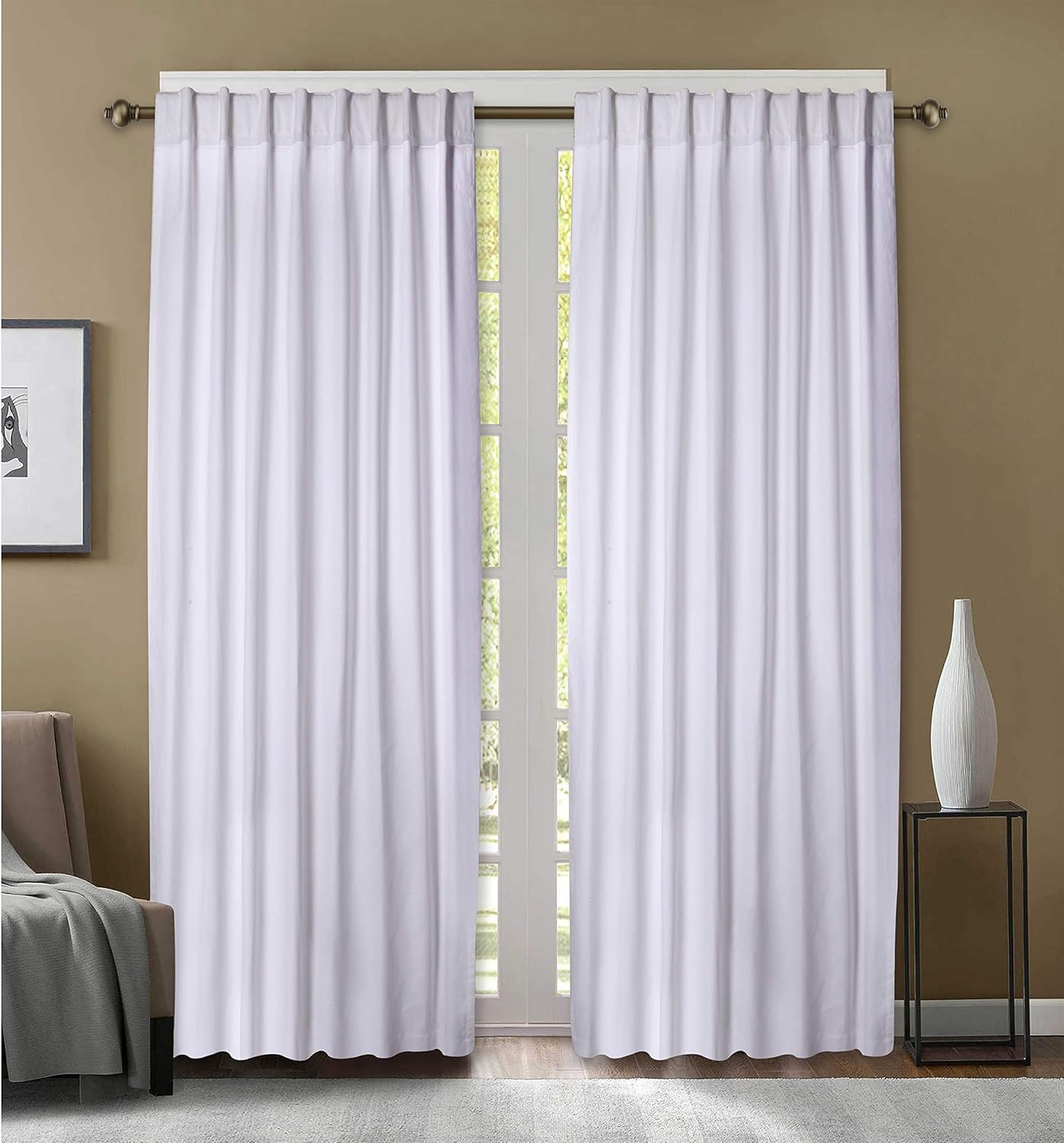 The Wooden Town Curtains for Living Room, Bedroom Window