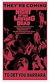 Per Diem Printing Night of The Living Dead Red 13”x22” Vintage Style Showprint Poster - Concert Bill - Home Nostalgia Decor Wall Art Print