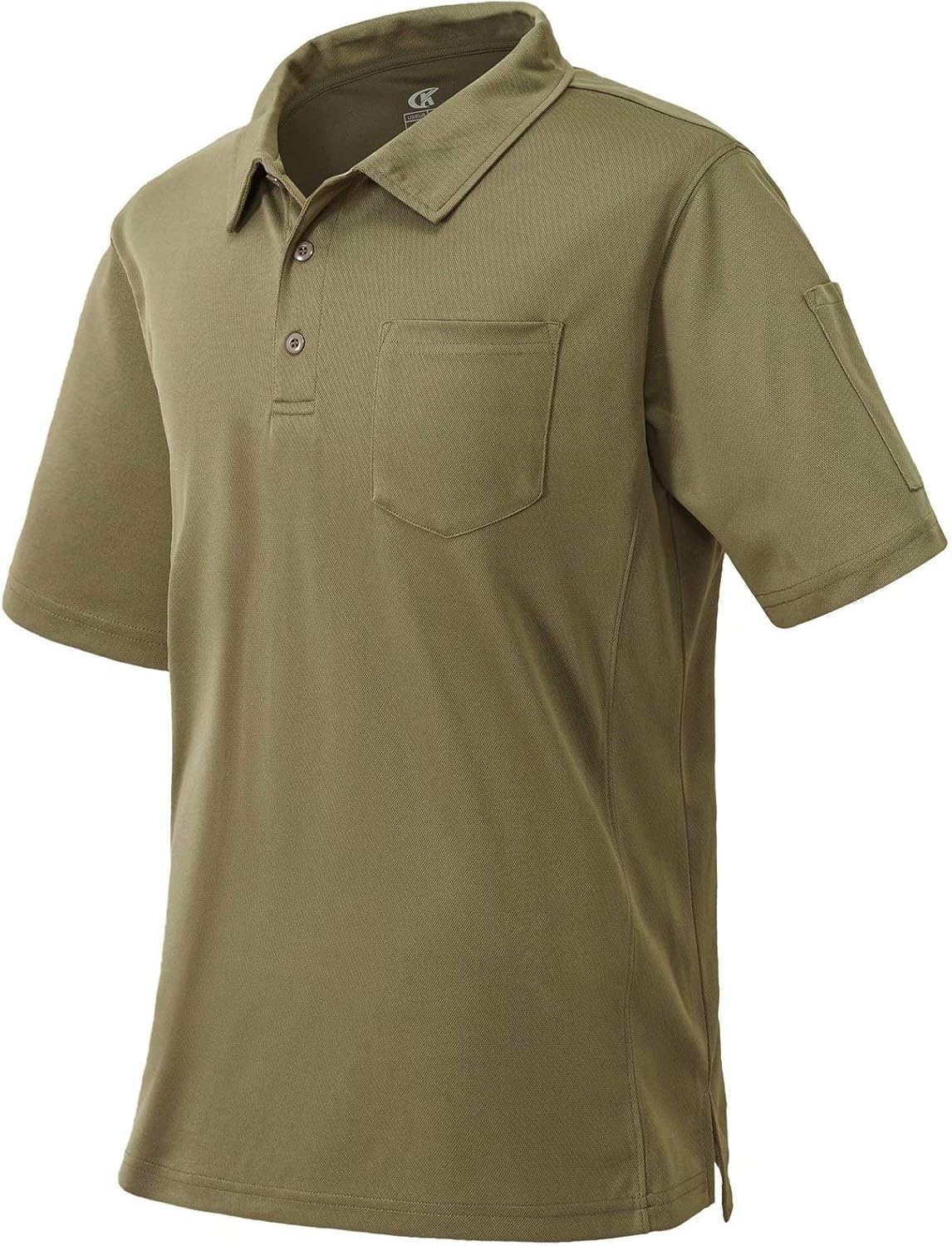 Tyhengta Men's Polo Shirt Short Sleeve Quick Dry Performance Lightweight Tactical Shirts: Clothing