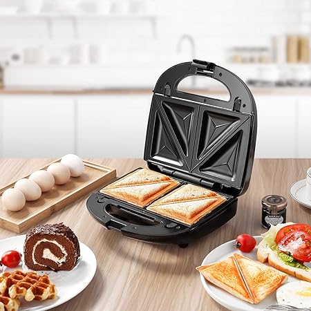 Koticidsin Appareil A Croque Monsieur 3 En 1 Grill Gaufrier Et