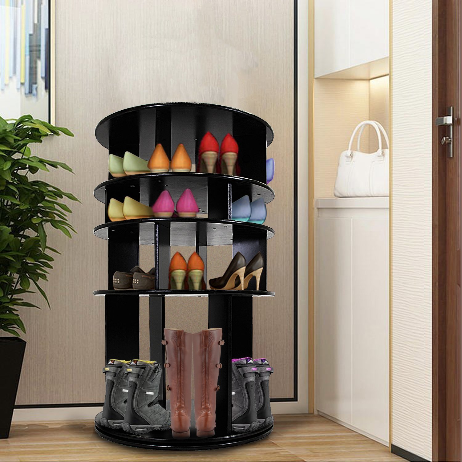 Best Lazy Susan Shoe Rack Organizer